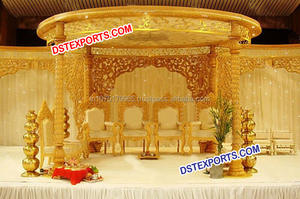 Mandap de Cristal para Bodas Indias, Último Diseño, Conjunto de Mandap de Cristal, Conjunto de Sillas para Mandap de Bodas Indias, Australia, Estados Unidos, Reino Unido, DST - Product Image 4