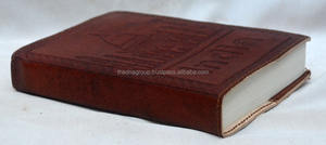 Vente en gros de l'agenda indien fait main vintage en cuir gaufré tajmahal rechargeable - Product Image 4