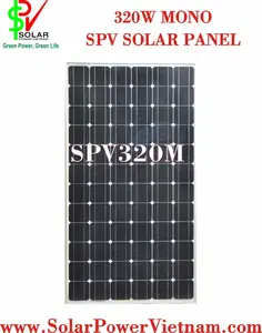 Panel solar monocristalino de 320W-24V, célula Solar alemana, SPV320M, fabricado en Vietnam