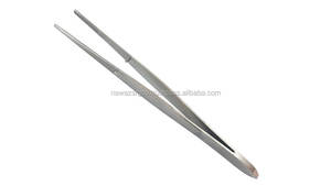 Pinces à iris jetables 10.5cm non dentées de meilleure qualité en acier inoxydable à usage unique Instruments chirurgicaux - Product Image 4