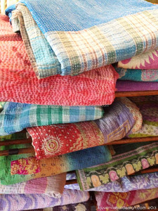 Edredón Kantha Vintage Edredón Kantha Reversible - Product Image 2