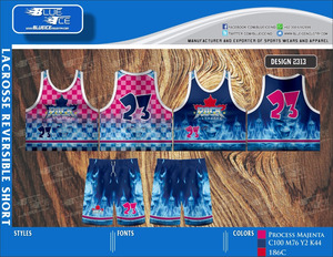 เสื้อเจอร์ซีย์แบบแห้งเร็วสีน้ำเงินเย็นสบายแบบกลับด้านได้ และผู้จัดจำหน่ายกางเกงขาสั้นแบบสั่งทำพิเศษสำหรับทีมเยาวชน ขายส่งกางเกงขาสั้นแบบสั่งทำพิเศษสำหรับทีมเยาวชน - Product Image 2