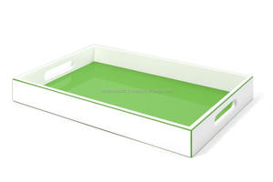 Plateau de service rectangulaire élégant en laque Décoration de la maison de haute qualité du Vietnam - Product Image 3