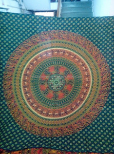 Best Quality Mandala Print Cotton Tapestries Wall Hanging and Bed Sheets for Wall Decoration Available at Export Price - Product Image 2