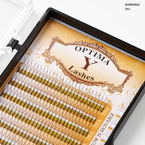 Extensions de cils en cheveux synthétiques de haute qualité OPTIMA, courbure J/C, longueur 9-13 mm, épaisseur 0,15 mm, fabrication à la machine, cils magnifiques - Product Image 2