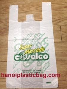 Supermarket singlet T shirt plastic bag - Product Image 2