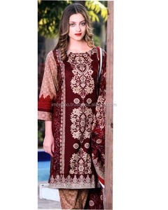 Pakistani Lawn / Pakistani Lawn <b>Suits</b> Wholesalers/ Pakistani Cotton Lawn <b>Suits</b> - Product Image 5