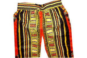 กางเกงขากว้างทรงหลวมพิมพ์ลายโบโฮสไตล์แอฟริกันสำหรับผู้หญิง,กางเกงดาชิกิสไตล์แอฟริกันผ้าฝ้าย Boho Gipsy กางเกงแอฟริกันสำหรับสวมใส่ในฤดูร้อน - Product Image 2