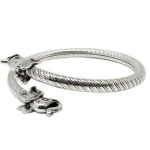 Bracelet manchette en argent sterling 925 Shri Ashapura Jewels, style bohème, motif chrétien, bijoux de mariage en argent uni - Product Image 4
