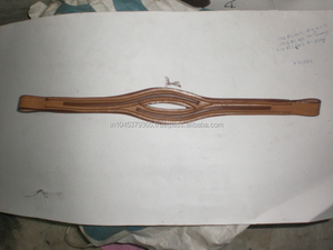 Browband en cuir à canal vide pour chevaux modèle ECB-10 marque personnalisée - Product Image 1