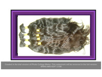 Bundles de cheveux humains bruts de haute qualité 100% modèle naturel droit soyeux 1kg en vrac de l'Inde pas d'enchevêtrement pas de perte