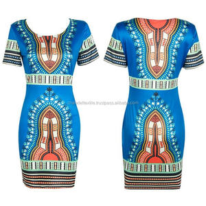 Vestidos africanos Dashiki para mujer, ropa africana tradicional africana con estampado Floral nacional Cetak Dashiki - Product Image 5