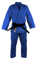 Unisex Blauer 100% Baumwolle Dreifach Genähter Judo-Anzug für Erwachsene