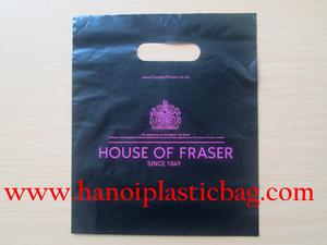 Polyethylene virgin punch out handle / die cut bag / shopping bag - Product Image 3