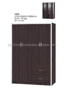 Armoire de chambre à coucher au design moderne avec porte en MDF de haute qualité, grand espace de rangement, mécanisme coulissant, meubles assemblés, maison, hôtel 1279 - Product Image 5