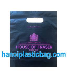100% ink coverage printed shopping die cut handle plastic bag - Product Image 3
