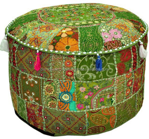 Patchwork Design Home Decor and Hotel Use Handmade Boho Hippie Style <b>Memory</b> Foam <b>Pillow</b> High Density Foam Filling - Product Image 3