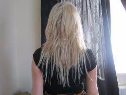 NATURAL HUMAN HAIR WITH CUTICLES INTACT BLONDE HAIR EXTENSIONS REMY VIRGIN HAIR - Product Image 3