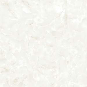 Azulejos de porcelana con efecto de mármol moderno de 600X600mm de alta calidad, acabado blanco brillante, serie Lisa para uso interior en supermercados - Product Image 4