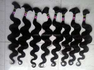 100% cheveux Remy vierges indiens non traités pour tresses - Product Image 4