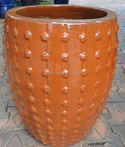 Pot en céramique extérieur de nouveau design, jardinière extérieure en céramique émaillée, pot en céramique émaillée extérieur, jardinière en céramique extérieure, Pla extérieur - Product Image 2