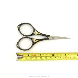 Tijeras de Bordado con Mangos Decorativos Fundidos, Juego de Tres Tijeras Premium para Cutículas, Curvas, de Acero Inoxidable, Más Vendidas 2026 - Product Image 3