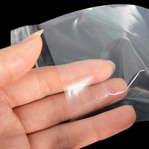 Custom Sizer Accepted Clear LDPE Poly Bag with Suffocation Warning Plastic <strong>Polybag</strong> with Adhesive Peel and Seal Recyclable - Product Image 5