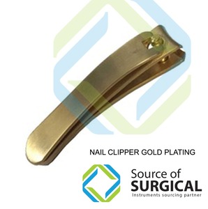 Cortauñas con Recubrimiento Dorado de Acero Inoxidable, Profesional, con Abertura de Mandíbula Ancha, Recortador de Uñas con Logotipo Personalizado - Product Image 6