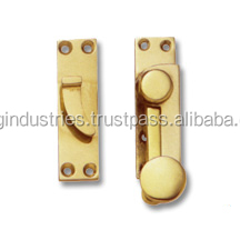 OMG Industries bullone a torre piatto in ottone lucidato decorativo per porte in ferro e chiusura per finestra di design