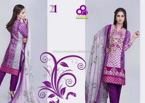 Traje de césped paquistaní, traje de diseñador de césped paquistaní, precio de traje en Lahore - Product Image 2