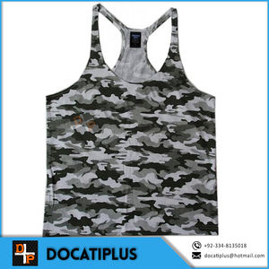 chalecos deportivos y camisetas sin mangas con diseño de camuflaje personalizado OEM - Product Image 4