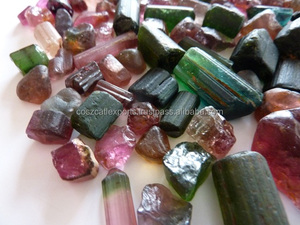 
 
 
 Tourmaline multicolore naturelle, quartz brut non poli, pierres précieuses en vrac pour le polissage et l'artisanat - Vente en gros Inde, certifié CE tiers - Product Image 6