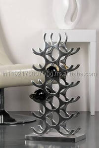 Piquets à vin modernes en aluminium, support mural, supports à vin en métal, vente en gros - Product Image 5