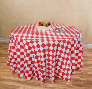 Linge de table surdimensionné Design à carreaux teints en fil Nouvelle arrivée Tapis de table Chemins de table Matériau en coton au prix le moins cher - Product Image 6