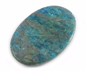 อัญมณีธรรมชาติ Apatite Cabochon 6.29 Gms รูปไข่20*29มม. สำหรับเครื่องประดับ - Product Image 2