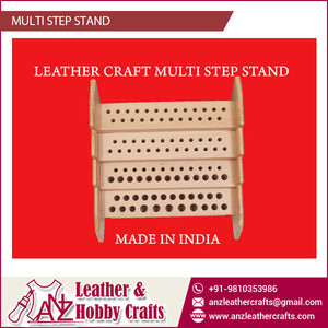 Premium <b>Leather</b> Craft Multi Step Stand Wooden <b>Tool</b> Holder | Professional Punch Storage Rack for <b>Leather</b> Working & DIY Craft - Product Image 2