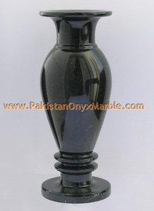 Wholesale Cheap Price Marble <b>Vases</b> Jet Black Marble Handcrafted Natural <b>Stone</b> Flower <b>Vases</b> - Product Image 5