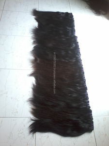 Trama de máquina de cabello humano Remy recto indio sin procesar para precios de fábrica - Product Image 4