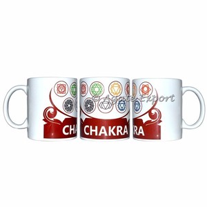 Cristaux naturels en gros de haute qualité, agate à sept chakras imprimée sur tasse pour la guérison - Product Image 5