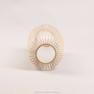 Vela redonda de bambú natural, farol decorativo colgante de pie, hecho en Vietnam para decoración del hogar, otros portavelas y tarros - Product Image 2