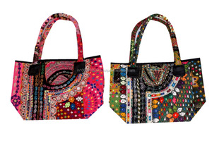 Banjara India bordada a mano Hobo Sling Tote Vintage Casual étnico Tribal estilo gitano cremallera bolso de hombro nacional al por mayor - Product Image 5