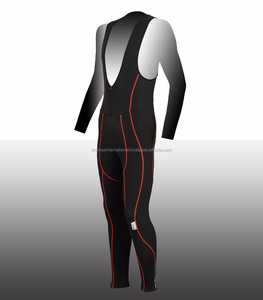 Shemax 2023 Top qualité vente chaude personnalisé hommes cyclisme collants à bretelles hiver thermique Gel rembourré Long Leggings Cycle pantalon - Product Image 3