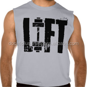 Camisetas de entrenamiento de gimnasio personalizadas OEM para hombre, camiseta transpirable de talla grande, logotipo frontal, posición, diseño en blanco - Product Image 6