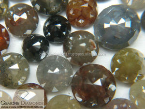 Diamants en vrac de couleur mélangée naturelle glacée taille rose formes fantaisie 0.50 ct à 5 ct, diamants taille rose glacée - Product Image 2