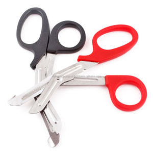 กรรไกรอเนกประสงค์สแตนเลสแบบใช้มือ กรรไกรตัดแผลสำหรับการผ่าตัด กรรไกรตัดผ้าพันแผล ได้รับการรับรองมาตรฐาน CE ระดับเครื่องมือผ่าตัด - Product Image 1