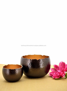 Simple Style Decorative Iron <b>Black</b> Hammered Votive <b>Candle</b> Jar Tealight <b>Holder</b> for Easter & Home lighting Decoration - Product Image 2