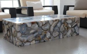 Durable Unique Élégant Agate Gemme Table Top Design Moderne Accent Meubles Accessoire Décoratif pour La Maison - Product Image 4