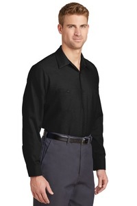 เสื้อทำงานอุตสาหกรรมแขนยาวสีแดง Kap-ผ้าฝ้ายโพลี65/35เทคโนโลยี Touchtex มีกระเป๋าและมาพร้อมกับโลโก้ของคุณ - Product Image 5