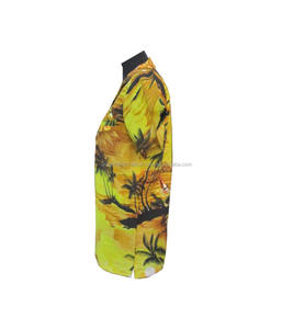 เสื้อเชิ้ตฮาวายแขนสั้นสำหรับผู้ชายเสื้อพิมพ์ลายดอกไม้แบบเต็มตัวเสื้อลำลองมีกระดุม - Product Image 3