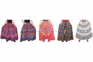 Pantalones Palazzo con estampado de Mandala, pierna ancha, Tribal, bohemio, palazzo, estilo Harem indio, Palazzo, Hippie, venta al por mayor - Product Image 3